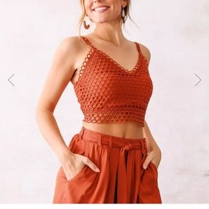 Willow+Root Orange set top and bottoms